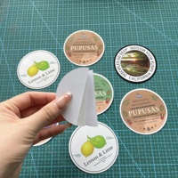 Autocollants découpés sur mesure en vinyle PVC de haute qualité, imperméables et résistants aux UV, avec logo adhésif, étiquettes d'emballage