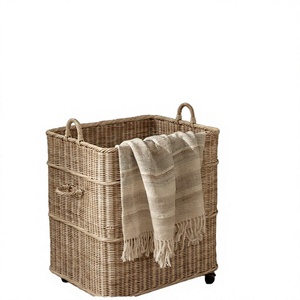 Cesta de Bambú Multifuncional Tejida a Mano con Asa, Ecológica, para Almacenamiento de Alimentos en Restaurantes, Picnics y Cocinas - Product Image 3
