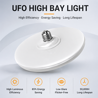 Nouvelle ampoule LED en forme d'OVNI, AC165-265V, base E27, lampe LED super lumineuse pour salon, éclairage d'atelier