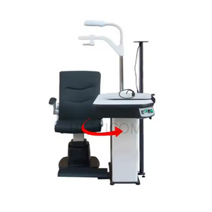 Hot Sale Ophthalmic Medical Instrument Height Adjustment &amp; Storage Drawers <strong>Optometry</strong> Chair &amp; <strong>Table</strong> Set for Eye Exam - Product Image 3