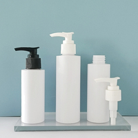 Bouteille en plastique PET blanche 100ml 120ml 150ml 200ml 250ml 300ml 400ml 500ml avec pompe à lotion Bouteille de shampoing et d'après-shampoing de 8 oz