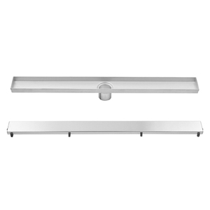 Channel Invisible <strong>Drain</strong> <strong>Shower</strong> <strong>Linear</strong> Floor <strong>Drain</strong> - Product Image 2