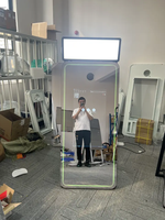 Photomaton à miroir magique à écran tactile Phoprint incroyable avec appareil photo et imprimante