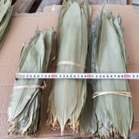 Feuilles de bambou naturelles de qualité alimentaire séchées pour Zongzi, grande taille, feuilles de bambou du Sichuan pour emballages de riz collant professionnels, vente en gros