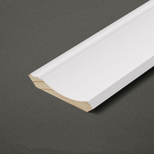 Plinthe intérieure en bois massif MDF apprêté blanc moderne Ligne décorative pour panneau de cadre de porte <span class=keywords><strong>Corniche</strong></span> Plinthe - Product Image 3