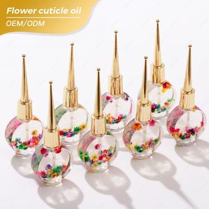 JTING Nuevo Estilo Aceite para Cutículas con Flor 15ml, Aceite Transparente para Uñas, Marca Privada OEM, Aceite Revitalizante Nutritivo Personalizado Gratis - Product Image 1