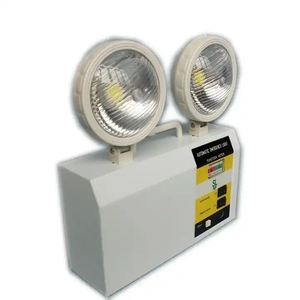 85-265V interior ABS cuerpo de plástico doble cabeza foco recargable LED luz de emergencia - Product Image 4
