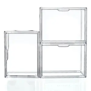 New Product Wholesale Custom Logo Clear Acrylic Bag Storage Organizer