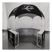 Auvent promotionnel entièrement imprimé avec tente dôme de salon d'exposition de table de comptoir amovible
