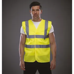 Gilet ad Alta Visibilità Riciclato, Merchandising Sostenibile - Product Image 3