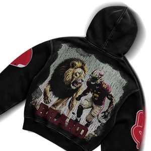 เสื้อแจ็กเก็ตซิปแบบมีซิปผ้าเกล็ดปลาเทอร์รี่ปรับได้ตามต้องการ - Product Image 3