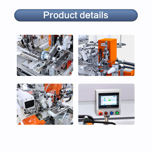 Máquina de Coser Automática SOMAX SM-01AT de Alta Velocidad para Colocar Cuellos de Canalé, Máquina de Coser para Colocar Cuellos Redondos, Buen Precio - Product Image 3