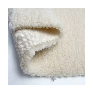 Tissu en polaire Sherpa 100 % polyester de haute qualité, épais et respirant, pour textiles de maison, vêtements, matelas et tapisserie - Product Image 1