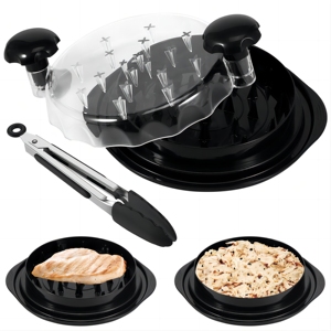 <span class=keywords><strong>Picadora</strong></span> de Pechuga de Pollo, Eficiente y Visible, Herramienta para Desmenuzar Pollo, <span class=keywords><strong>Picadora</strong></span> Giratoria con Tapa Transparente - Product Image 4