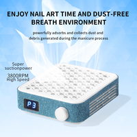 SNRQI Aspirateur à poussière pour ongles réglable, qualité professionnelle, puissant, vente directe du fabricant et logo personnalisé