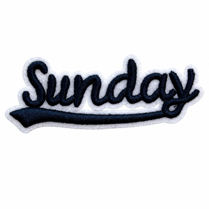 Wholesale Die Out Multicoloured Letter Embroidery Patches Iron On Clothing Custom 3D Embroidered Patch - Product Image 4