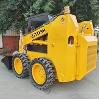 TOSH Chine 75 HP Skid Steer Souffleuse à neige avec seau 6 en 1 Livraison gratuite
