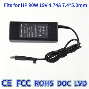 90W 19V 4.74A Laptop-Netzteil Ladegerät Passend für HP 4411S 4415S 4416S 8560W DV5 4321S 431 <span class=keywords><strong>6910P</strong></span>, Geeignet für G6 DM4 DV3 CA18 - Product Image 2