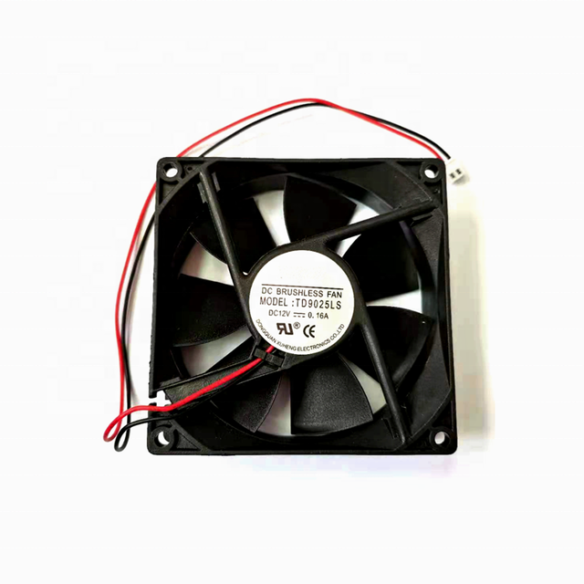 TD9025LS 2PIN 12V 0.16A 9CM 90*90*25MM 9025 Hydraulic Quiet Cooling Fan