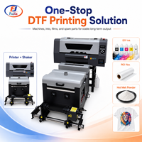 Impresora DTF A3 Directa de Fábrica con Agitador de Polvo, Cabezales de Impresión Dobles Epson I1600/XP600