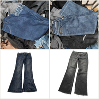 Celana Jeans Wanita Model Flare Bekas, Bale-bale Ukay-Ukay Terpilih, Grosir Baju Wanita dalam Jumlah Besar