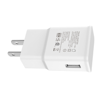 Pengisi Daya USB Cepat 15w untuk Smartphone Android, Adaptor Pengisi Daya Bentuk Kubus dengan Colokan US/EU, 5v2a Qc3.0 untuk Samsung