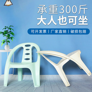 <b>Plastic</b> <b>Dining</b> <b>Chair</b> With Backrest Sky Blue Modern Design Home Use 460x460x530mm - Product Image 5