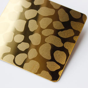 Çelik levha ayna rengi dekoratif Panel Metal duvar paneli için kazınmış paslanmaz paslanmaz çelik dekoratif levha - Product Image 5