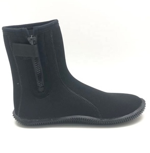 Chaussures de plongée pour adultes en néoprène léger et isolé de 5 mm avec fermeture éclair - Product Image 3