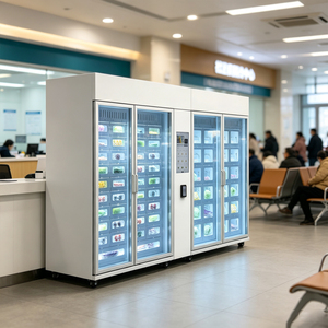 Máquinas Expendedoras Refrigeradas de Alimentos Frescos/Ensaladas con Pantalla Táctil de 21.5 Pulgadas, Máquina Expendedora Inteligente con Pantalla Táctil - Product Image 1
