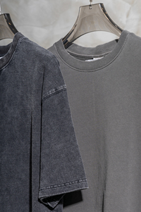<span class=keywords><strong>Nouvelle</strong></span> marque de mode américaine lavage de neige surdimensionné 100% coton <span class=keywords><strong>galerie</strong></span> hommes T-shirts été goutte épaule T-shirt pour hommes - Product Image 3