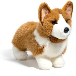 E819 Vente en gros d'usine Jouet animal en <span class=keywords><strong>peluche</strong></span> Corgi brun magnifique personnalisé ODM OEM <span class=keywords><strong>Peluche</strong></span> douce et confortable pour chien Corgi - Product Image 4