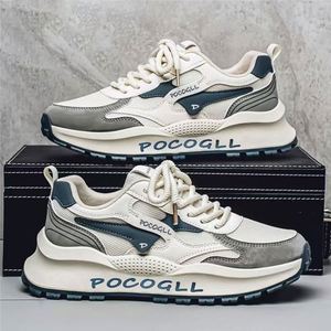 Chaussures décontractées pour hommes, rehaussantes, rétro, à lacets, respirantes, anti-odeur, en maille, tendance mode, confortables et souples, toutes saisons - Product Image 2