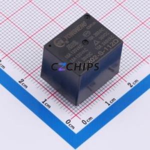 YX202-S-112D Power Relay Through hole Component (THT),19.1x15.4mm Relay 12V 1 Changeover: 1C (SPDT-Changeover)::: 5 10A-250VAC - Product Image 1