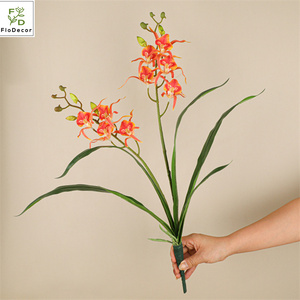 Alta qualità di stampa 3D artificiale vero tocco orchidea lattice <span class=keywords><strong>Aspidistra</strong></span> Cymbidium per la decorazione della casa di nozze - Product Image 5