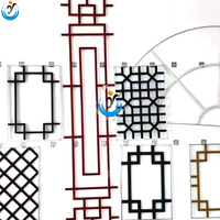 Fabricant chinois vend des accessoires de porte modernes de style géorgien, maison préfabriquée en aluminium et plastique, installation facile