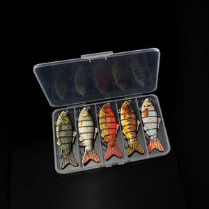 Lot de <span class=keywords><strong>leurres</strong></span> durs à tête solide, pack de <span class=keywords><strong>leurres</strong></span> rigides, à jointures multiples, swimbait, nouveau Design, populaire, usine, 3 pièces, en boîte - Product Image 6