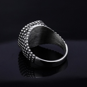Anillos de Resina Epoxi y Acero Inoxidable para Hombre, al por Mayor, Forma Cuadrada, Joyería para Bodas, Compromisos, Fiestas, Aniversarios, Estilo Punk - Product Image 3