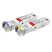 Módulo Transceptor Óptico 1000BASE-BX-U SFP BiDi 1310nm-TX/1550nm-RX 3km Simplex LC/UPC SMF