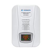 Stabilisateur de tension monophasé mural AVR-5000VA avec régulateurs/stabilisateurs de tension AC 220V pour climatiseur