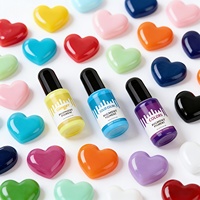 Concentré de pigment solide Macaron, colorant à l'oxyde de fer, 18 couleurs, 10 ml/flacon, pour la coloration de la résine époxy DIY, bijoux faits à la main