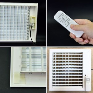 Salida <span class=keywords><strong>de</strong></span> Aire <span class=keywords><strong>de</strong></span> Aluminio Eléctrica Cuadrada Moderna <span class=keywords><strong>de</strong></span> Fábrica China, Recién Lanzada, Control Remoto, HAVC Fresco - Product Image 5
