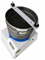 Tamiseuse de laboratoire avec temps et amplitude réglables pour l’analyse granulométrique des sols, granulats et poudres