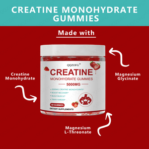 Gomitas de Monohidrato de Creatina al por Mayor, Mezcla de Fórmula Personalizada y Sabor a Fresa, Fabricación OEM de Marca Privada - Product Image 5