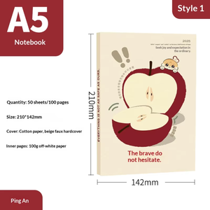 Cuaderno A5 con Tapa Dura y Logotipo Personalizado al por Mayor, Diario con Páginas Rayadas para Trabajo de Oficina - Product Image 6