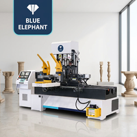 Torno CNC para Madera de Alta Resistencia 412T6 con Sistema de 4 Ejes para Producción en Masa de Patas de Muebles y Cabeceras
