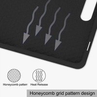 Housse de tablette pliable en trois parties de haute qualité en PU et TPU texturé pour Samsung Galaxy Tab S9 FE SM-X510/X516 10,9 pouces