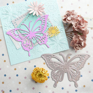 Benutzerdefinierte Schmetterlinge Metall-Stanzformen für Scrapbooking Album Kartenherstellung Dekorative Handwerkskunst Kohlenstoffstahl-Stanzformen - Product Image 1