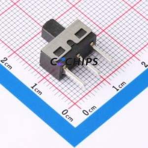 HX SS12D10G5 Slide Switch Through hole-3P,6.7x12.7mm Switch Single Pole Double Throw Rectangle Pin Header PC Pin 12.7mm - Product Image 2