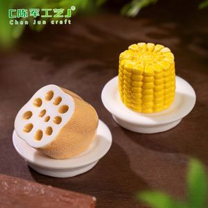 Simulación de carne de cerdo, ajo, verduras, comida, juego, casa de niños, accesorios decorativos de bricolaje, micropaisaje - Product Image 5